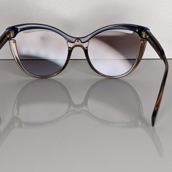 MIU MIU Cat Eye Womens SMU 01T Sunglasses Red/Blue Clear 140 Italy main image 5